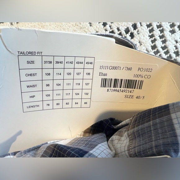 VanGils Cotton Plaid Button Down Shirt - Picture 7 of 7